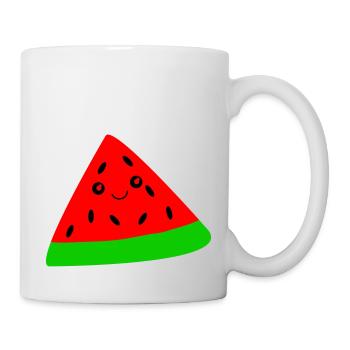 Melone - Tasse - Weiß - Rechts