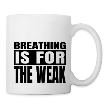 swimming funny swim dad tshirts fun swim - Mug - white - Right