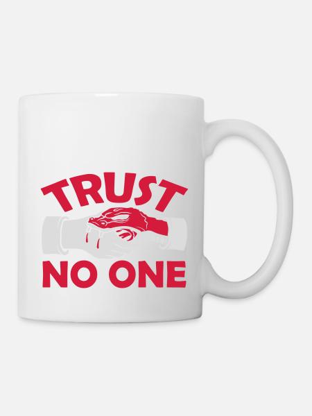 ne faites confiance à personne pour ne citer - Mug blanc - blanc