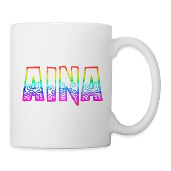 aina rs rainbow - Mug - white - Right