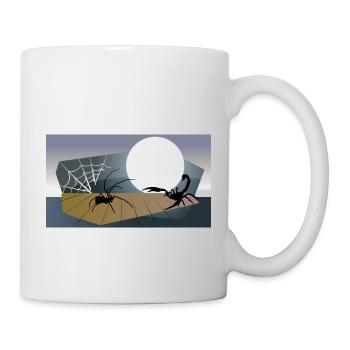spider scorpion - Mug - white - Right