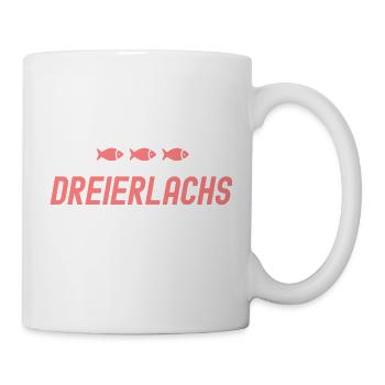 Dreierlachs Bremen 3erlachs Fisch Geschenk - Tasse - Weiß - Rechts