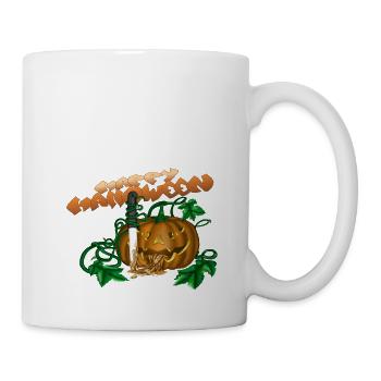 citrouille happy halloween - Mug blanc - blanc - Droite