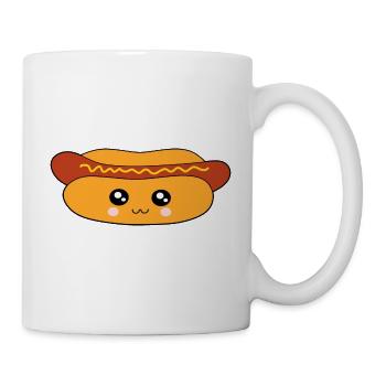 Hot dog Wurst - Tasse - Weiß - Rechts