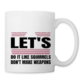 citation amour paix contre-culture fierté idée présente - Mug blanc - blanc - Droite