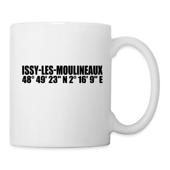 Issy-les-Moulineaux coordinates - Mug - white - Right