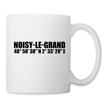 Noisy-le-Grand coordinates - Mug - white - Right