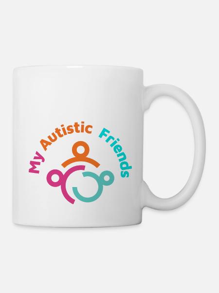 Meine autistischen Freunde - Tasse - Weiß