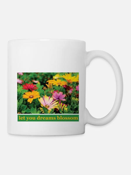 Flowers - Tasse - Weiß