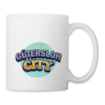 Gütersloh Germany City Font Pop Art Comic - Mug - white - Right