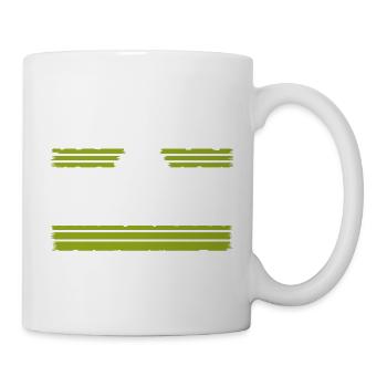 Awesome Bday Sayings Flower Power Green Anti War - Mug - white - Right