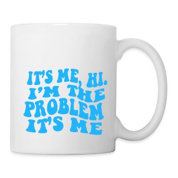 C’est moi Salut je suis le problème - Mug blanc - blanc - Droite
