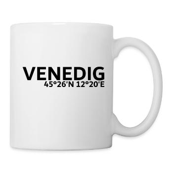Coordonnées de Venise - Mug blanc - blanc - Droite