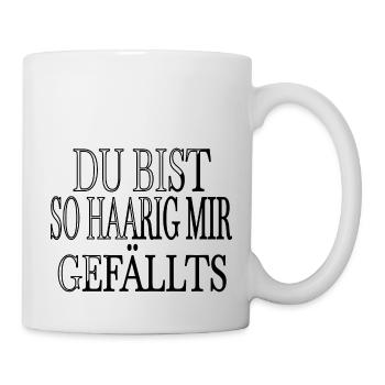 lieben lustig zitat säugetier hauskatze bday - Tasse - Weiß - Rechts