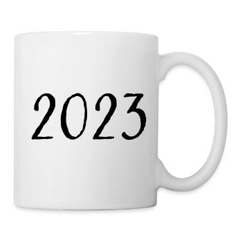 2023 - Jahr - Jahreswechsel - Tasse - Weiß - Rechts