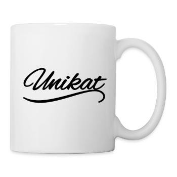 Unikat Motiv Einzigartig und Toll - Tasse - Weiß - Rechts