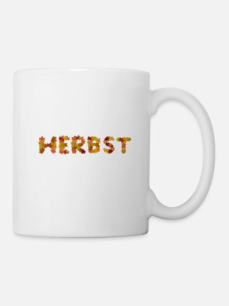 Herbst - Tasse - Weiß