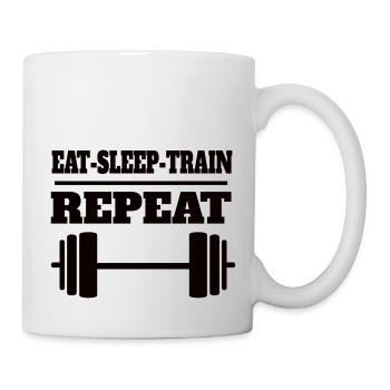 Fitness Strength Training Fit Muscle Bodybuilder - Mug blanc - blanc - Droite