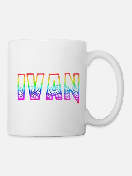 ivan rs regenbogen - Tasse - Weiß