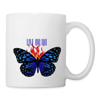 LIVE OR DIE - Tasse - Weiß - Rechts