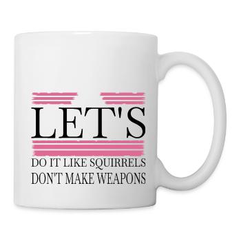 geek gift quote peace movement birthday present - Tasse - Weiß - Rechts