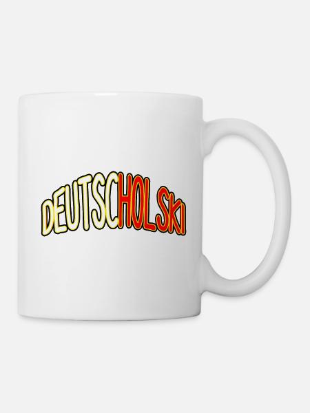 Deutsch-Pole polnisch Polen-Reise Deutscholski - Tasse - Weiß