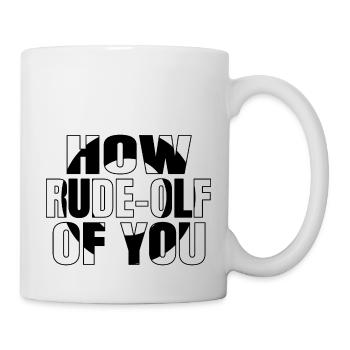 funny sayings humor under the tree computer - Mug - white - Right