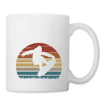 PATINEUR BIGFOOT - Mug blanc - blanc - Droite