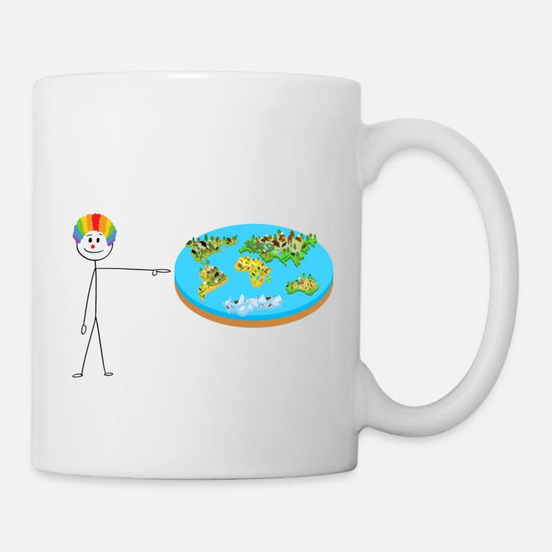 Flat Earth - Mug - white