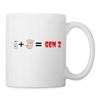 Génération Z notre avenir - Mug blanc - blanc - Droite