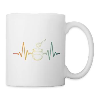 Heartbeekeeper pulse honeypot - Mug - white - Right