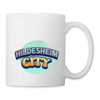 Hildesheim Germany City Font Pop Art Comic - Mug - white - Right