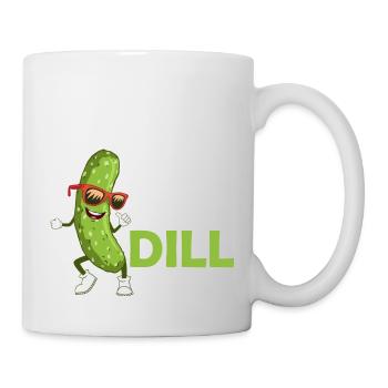 License To Dill Cucumber Pickle - Tasse - Weiß - Rechts