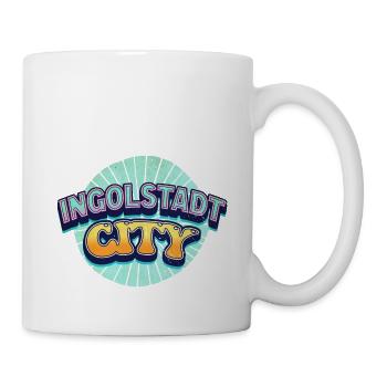 Ingolstadt Germany City Font Pop Art Comic - Mug - white - Right