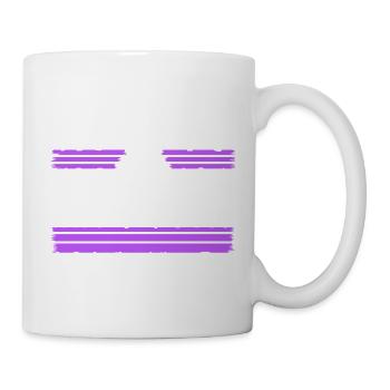 peace sign hippie peace gift birthday present - Tasse - Weiß - Rechts