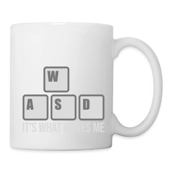 c’est ce qui m’émeut - Mug blanc - blanc - Droite