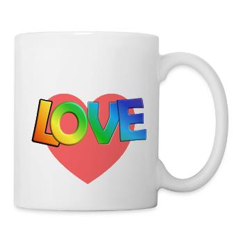 AMOUR - Mug blanc - blanc - Droite