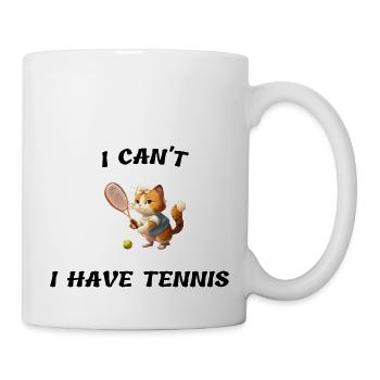 Je ne peux pas avoir de tennis - pour joueur de tennis - Mug blanc - blanc - Droite