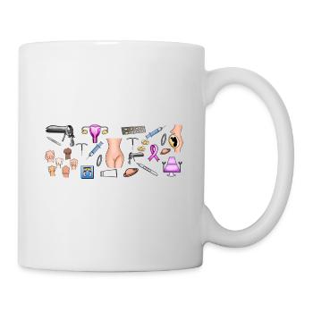 Gynäkologie - Tasse - Weiß - Rechts