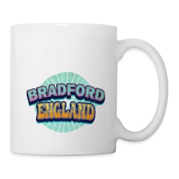 Bradford Angleterre Royaume-Uni City Police Pop Art Comic - Mug blanc - blanc - Droite