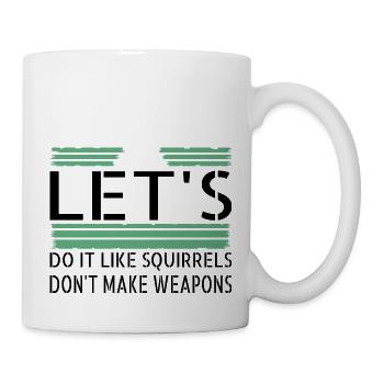 Happy Anti War Dove of Peace Hippie Festival Love - Mug blanc - blanc - Droite