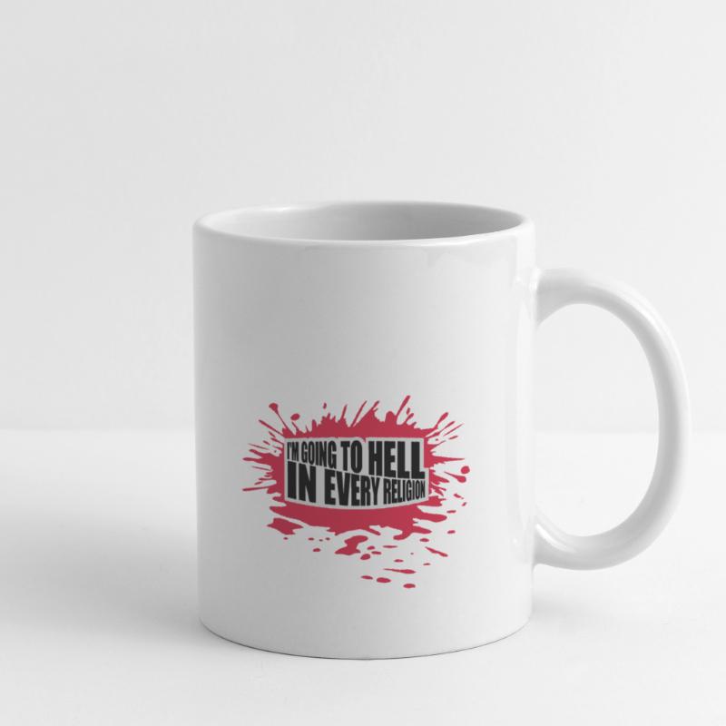 in going to hell Mug
