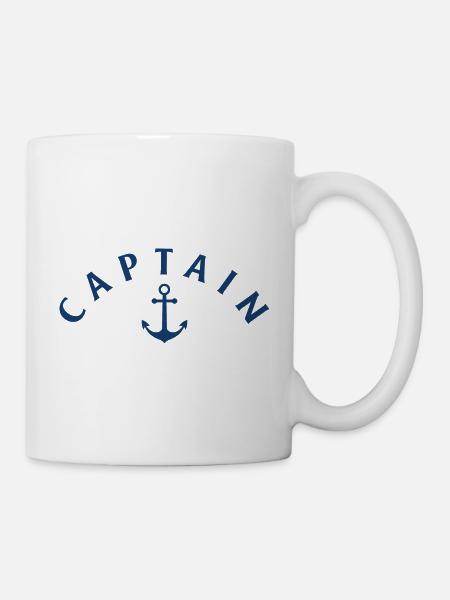 Kapitän - Tasse - Weiß