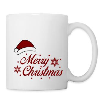 Merry Christmas - Tasse - Weiß - Rechts