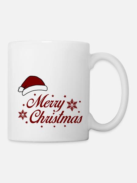 Merry Christmas - Tasse - Weiß