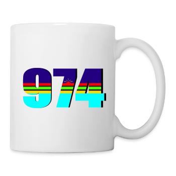 974 - La Réunion - Tasse - Weiß - Rechts