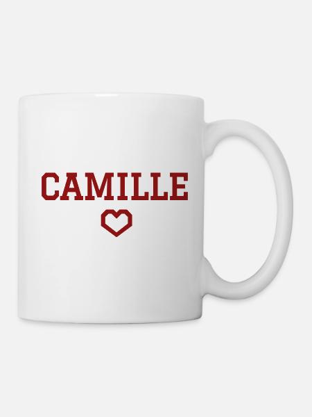 Camille Herz - Tasse - Weiß