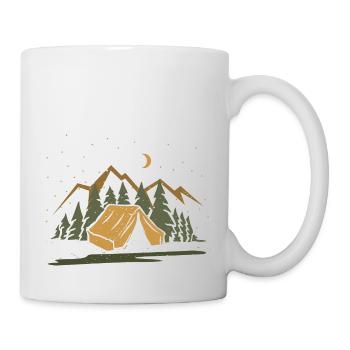 Gift - Camping Camper tent - Mug - white - Right