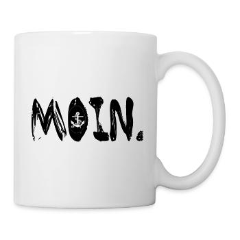 Moin - Tasse - Weiß - Rechts
