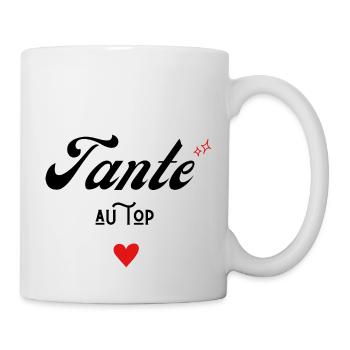 tante au top idée cadeau - Mug blanc - blanc - Droite
